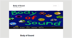 Desktop Screenshot of bodyofsound.org